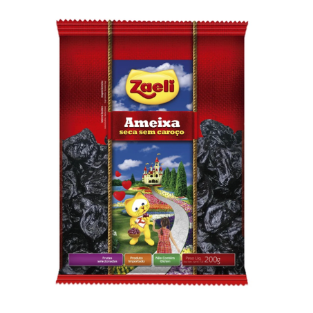 AMEIXA SECA ZAELI SEM CAROCO 200G