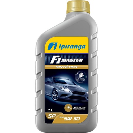 Óleo F1 Master Ipiranga 1 Litro - 5W 30 SL - Sintético