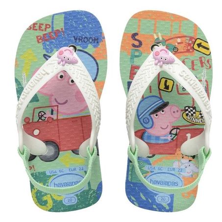 Havaianas baby peppa pig branco 19
