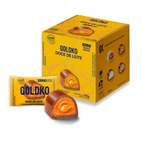 Bombom Goldko Doce de Leite Zero 13,5g