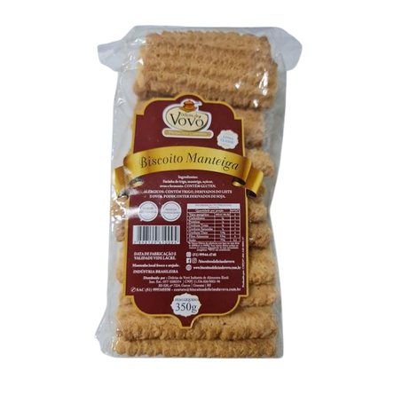 Biscoito delícias da vovó manteiga 350g