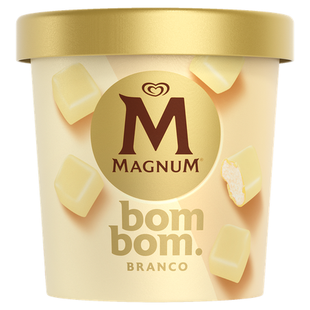 SORVETE MAGNUM BOMBOM BRANCO 161G