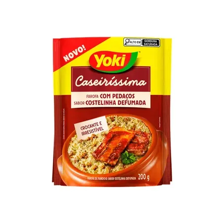 FAROFA CASEIRISSIMA 200G PED. DE COSTELINHA
