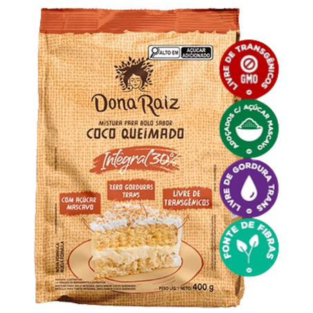 MIST BOLO DONA RAIZ INTEGRAL 400G COCO QUE