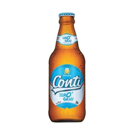 Cerveja Nacional Conti Zero Grau Pilsen Garrafa 300ML