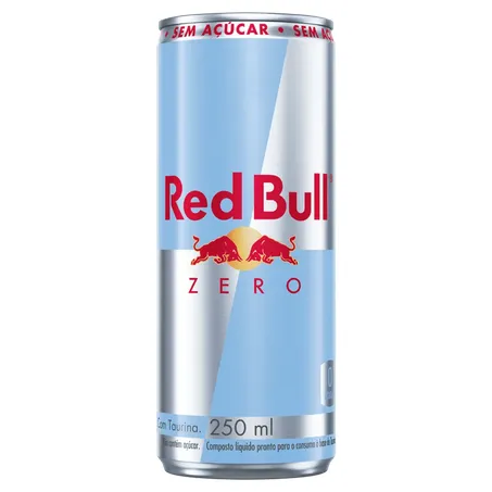 Bebida energética tradicional zero açúcar red bull lt 250ml
