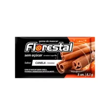 Chiclete Canela Sem Açúcar 8,5g