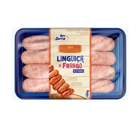Linguica ave serra frango 600g