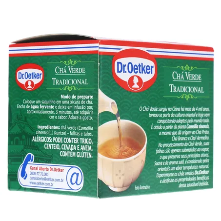 CHÁ DR OETKER VERDE TRADICIONAL SAQUINHO 10UN 360-13