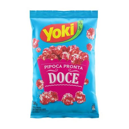 Pipoca Pronta Pipoca Doce Do Pipoqueiro Yoki Pacote 100G
