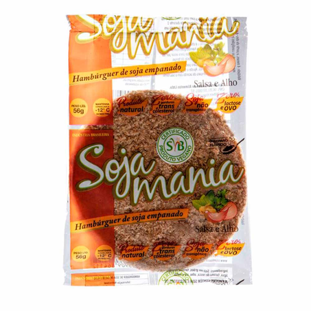Hambúrguer Soja Mania Salsa e alho 56G