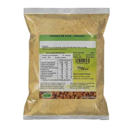 FARINHA DE SOJA KINAKO 250G