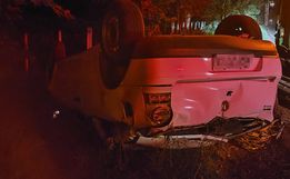 Capotamento de veículo deixa uma vítima fatal no interior de Palmitos