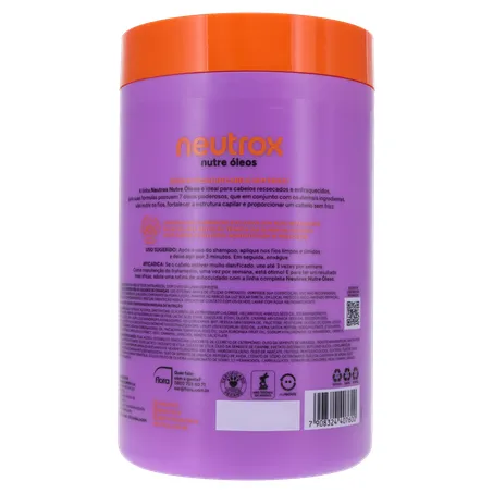 MÁSCARA CAPILAR NEUTROX NUTRE ÓLEOS POTE 1KG 360-19
