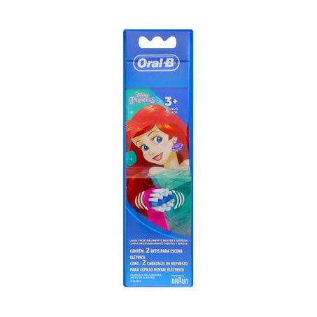 Escova elétrica princesa oral b com 2un