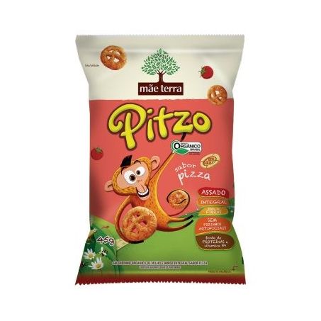 SALGADINHO MAE TERRA ORGANICO INTEGRAL PIZZA 45G