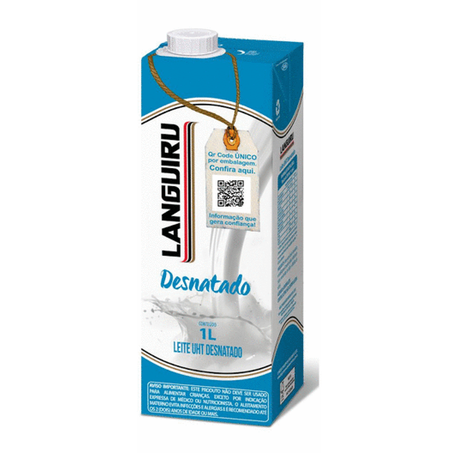 LEITE LANGUIRU DESNATADO - 1L