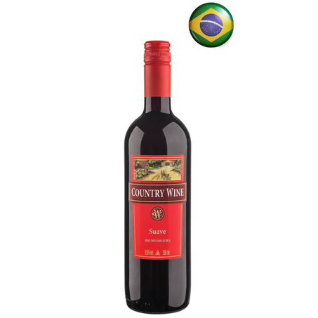 VINHO COUNTRY WINE TINTO SUAVE 750ML
