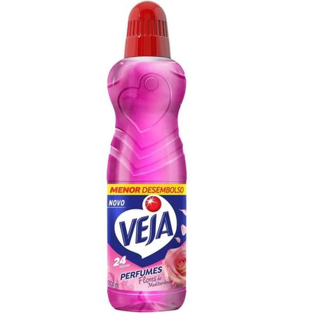 Limpador Perfumado Veja Perfumes Flores do Mediterrâneo Frasco 500ml