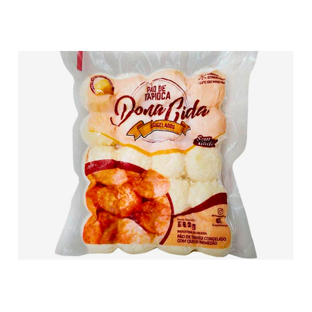 Pão de Tapioca Com Queijo Congelado Dona Cida 400g