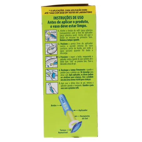 DESODORIZADOR SANITÁRIO EM GEL PATO MENOR PREÇO CITRUS REFIL 38G 360-1