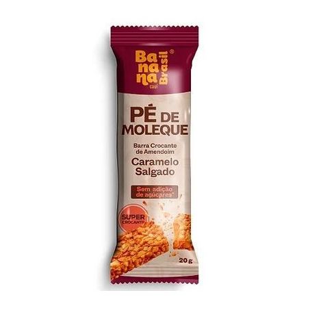 BARRA PÉ DE MOLEQUE BANANA BRASIL CROCANTE 20G