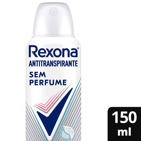 Desodorante Rexona Sem Perfume Aerossol 150ml