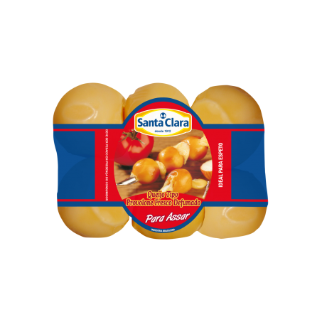 Queijo provolone fresco para assar bola santa clara