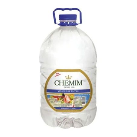 VINAGRE BRANCO DE ÁLCOOL 5L CHEMIM