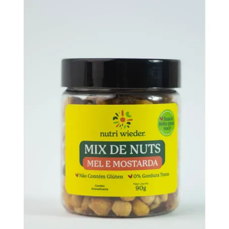 Mix de nuts nutri wieder 90g mel e mostarda