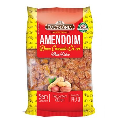 Amendoim cri cri dacolonia 140g crocante