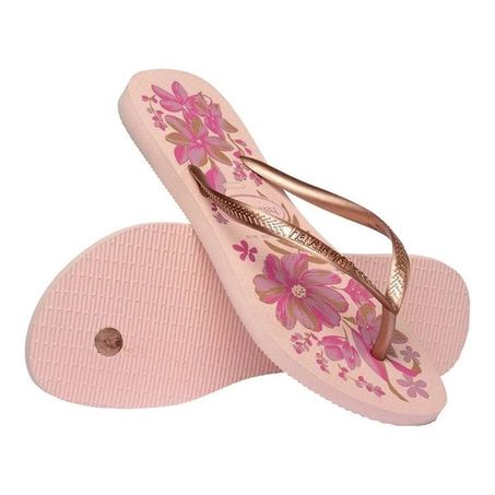 CHINELO HAVAIANAS SLIM ORGANIC 37/38 ROSA/DRO