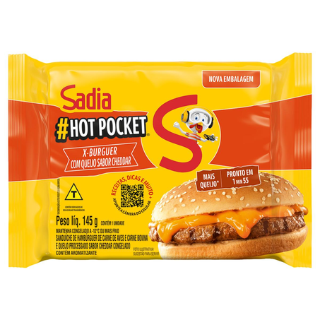 Hot Pocket Sadia 145g - X-Cheddar