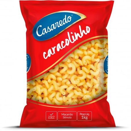 MASSA SEMOLA CARACOLINHO CASAREDO 1KG