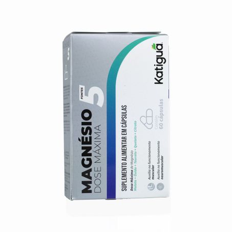 MAGNÉSIO DOSE MÁXIMA 5 FONTES 60 CAPSULAS 360-1