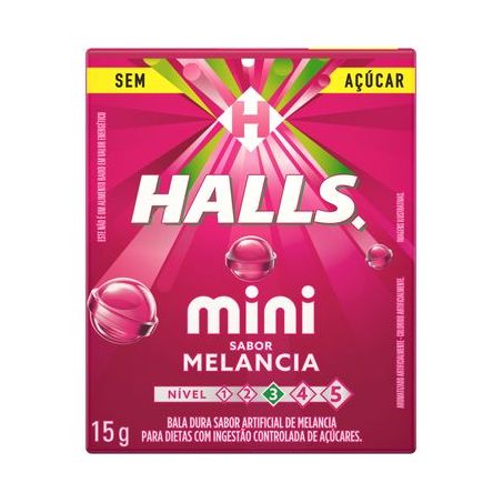 HALLS MINI MELANCIA 15 G                          