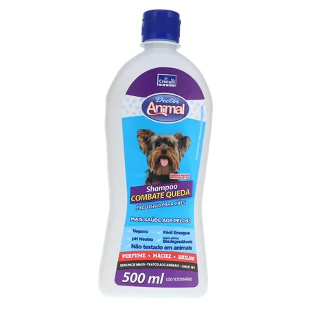 Shampoo Dr Animal 500ml Combate Queda 360-35