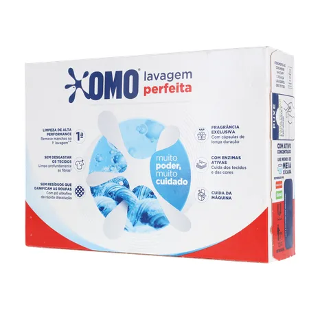 Lava Roupas em Pó Omo Lavagem Perfeita Caixa 400gr 360-21