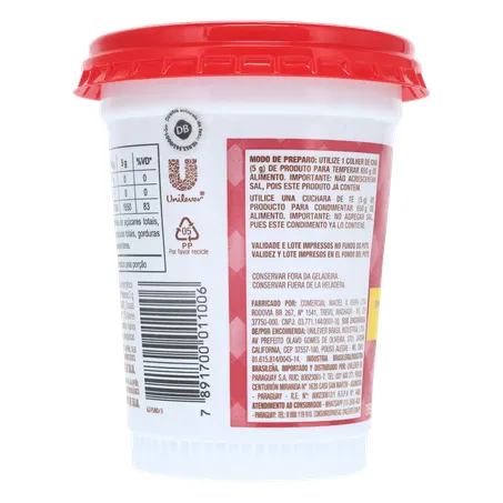 Tempero Completo Pasta Arisco C/pimenta 300g 360-23