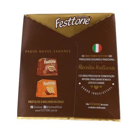 Panettone Festtone Premium Chocolate Belga 400g 360-9
