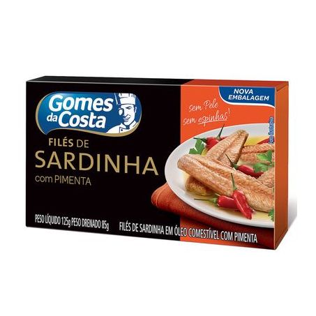 FILE SARDINHA GOMES DA COSTA PIMENTA 125G