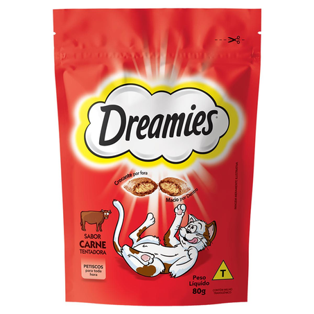 Petisco Dreamies 80g - Carne