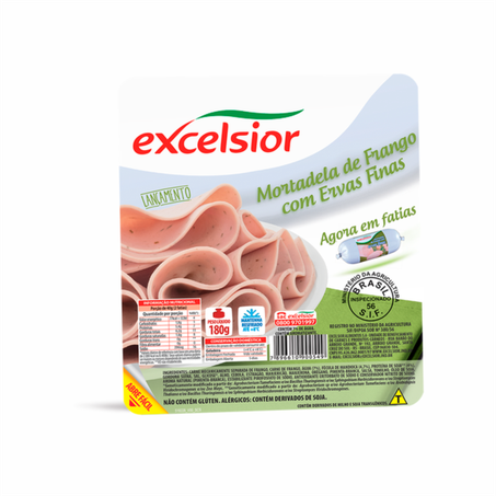 MORTADELA EXCELSIOR 180G. ERVAS FINAS
