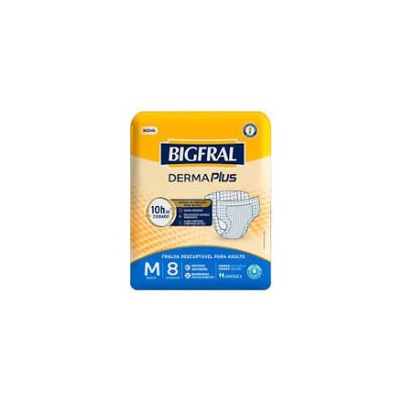 Fralda desc bigfral dermaplus m c/8