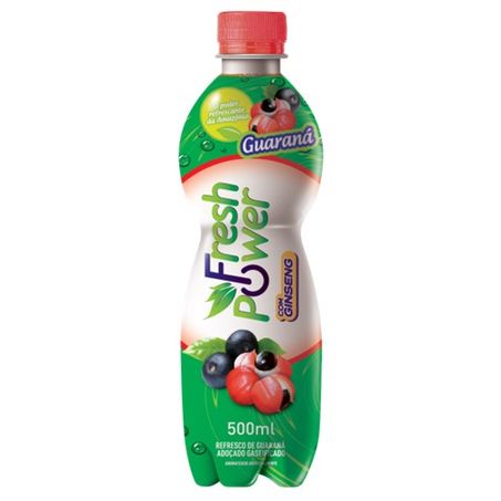 Bebida fresh power guaraná 500ml