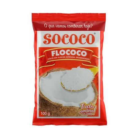 COCO RALADO SOCOCO SWEET FLOCO 100G