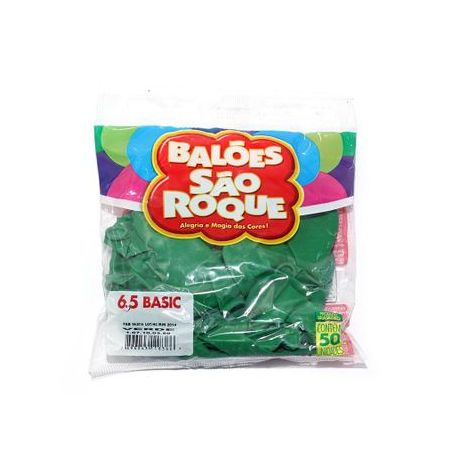 BALAO SAO ROQUE 6,5 BASIC VERDE C/50UND