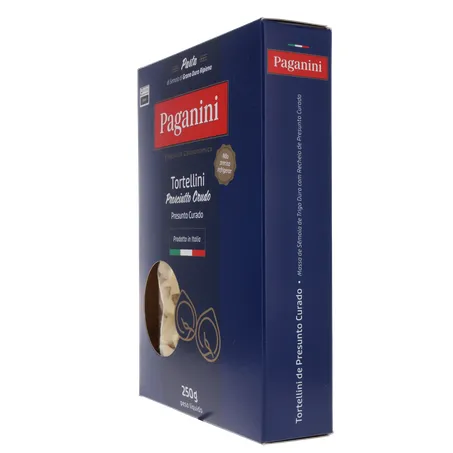 Massa Tortellini Paganini Presunto Curado Caixa 250gr 360-6