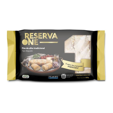 PÃO DE ALHO RESERVA ONE 300G