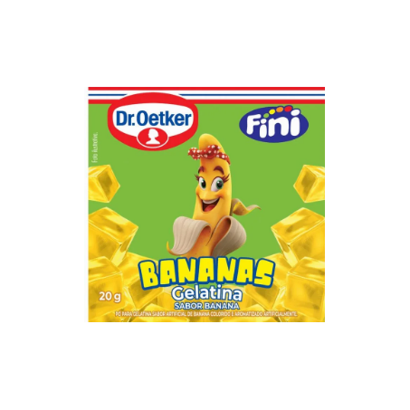 GELATINA DR.OETKER FINI BANANAS  20G